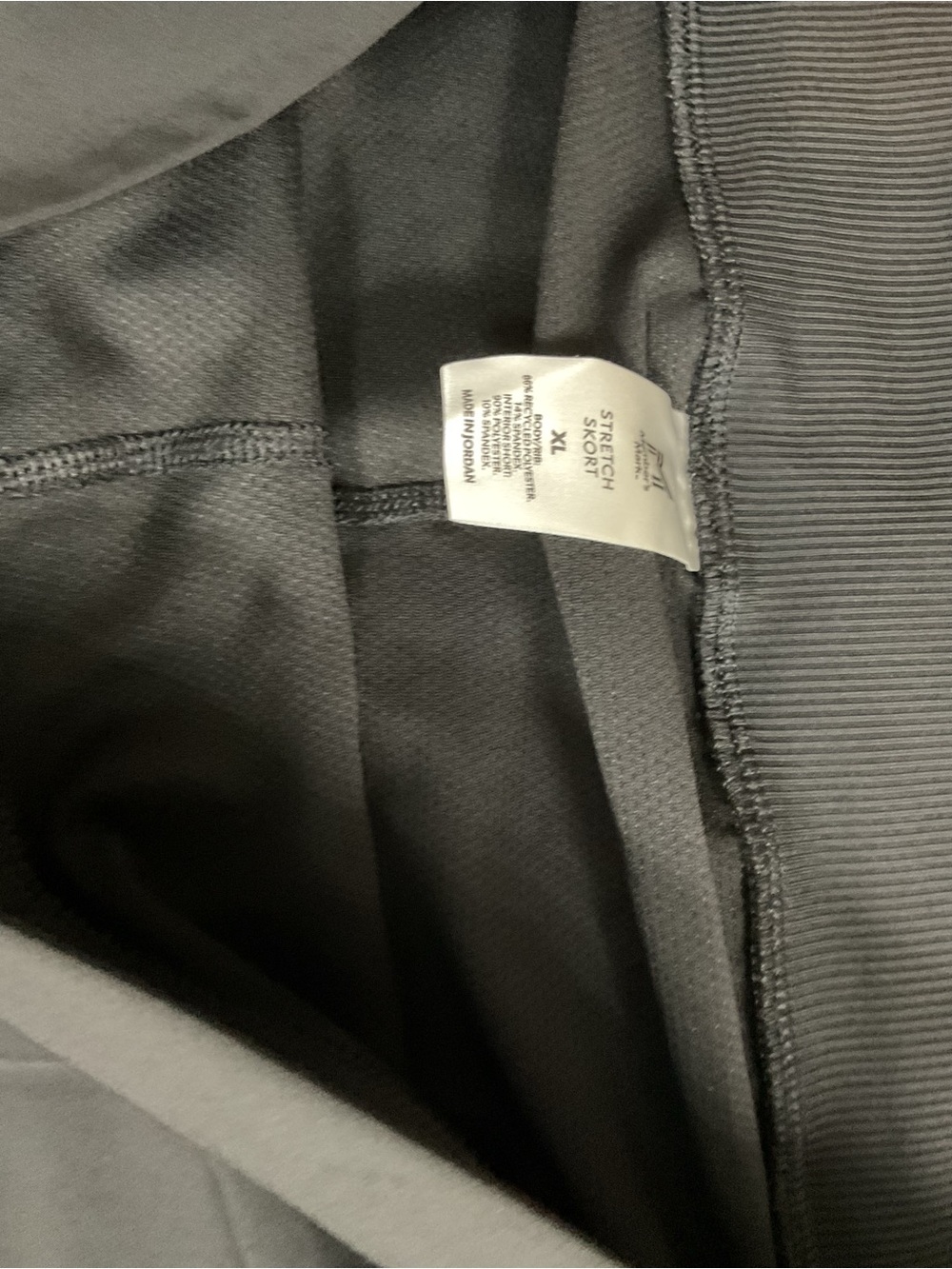 Athleta Black Mini Skort, Like New - Picture 3 of 5